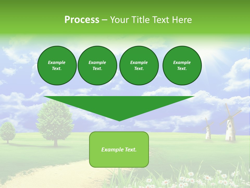 Field Sustainable Simplicity PowerPoint Template