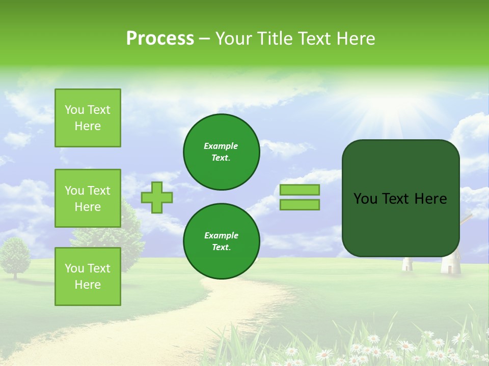 Field Sustainable Simplicity PowerPoint Template