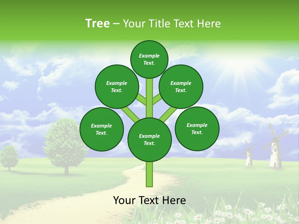 Field Sustainable Simplicity PowerPoint Template