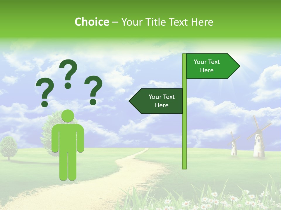 Field Sustainable Simplicity PowerPoint Template