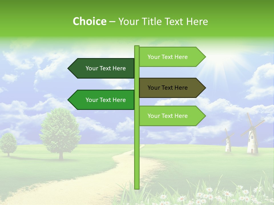 Field Sustainable Simplicity PowerPoint Template