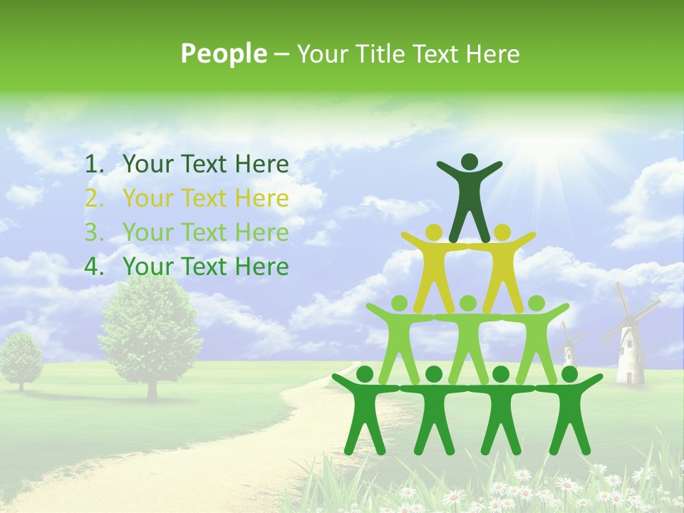 Field Sustainable Simplicity PowerPoint Template