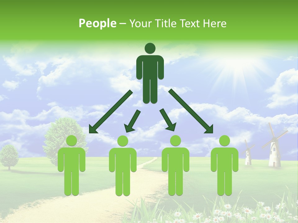 Field Sustainable Simplicity PowerPoint Template