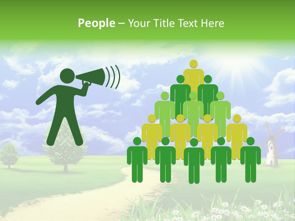 Field Sustainable Simplicity PowerPoint Template