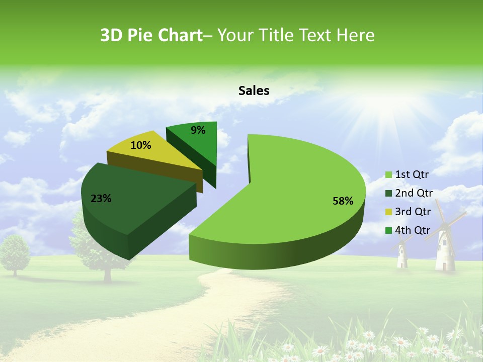 Field Sustainable Simplicity PowerPoint Template