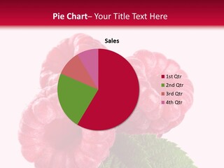 Raw Healthy Raspberry PowerPoint Template