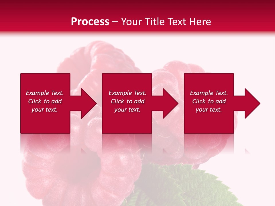 Raw Healthy Raspberry PowerPoint Template