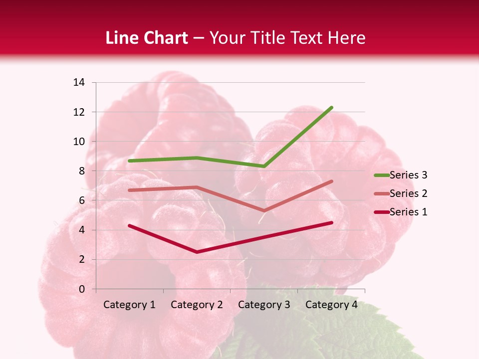 Raw Healthy Raspberry PowerPoint Template