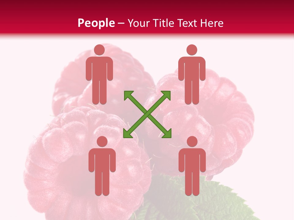 Raw Healthy Raspberry PowerPoint Template