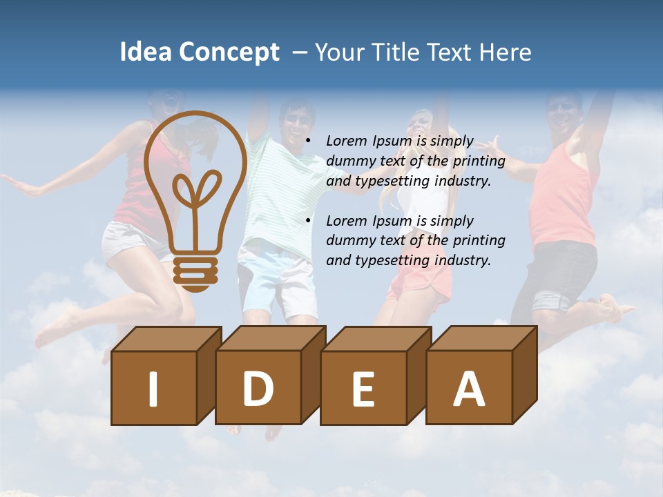 Energetic Cheerful Emotional PowerPoint Template