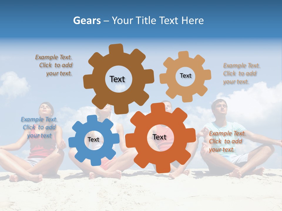 Adult Lifestyle White PowerPoint Template