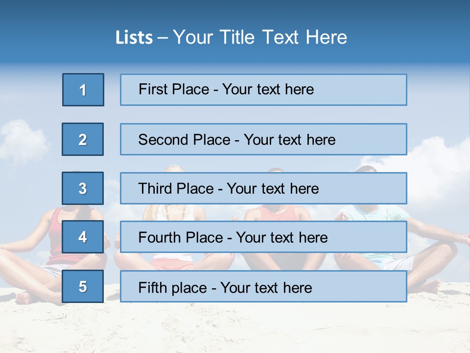 Adult Lifestyle White PowerPoint Template