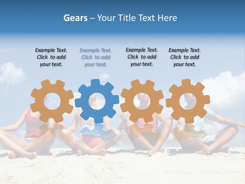 Adult Lifestyle White PowerPoint Template