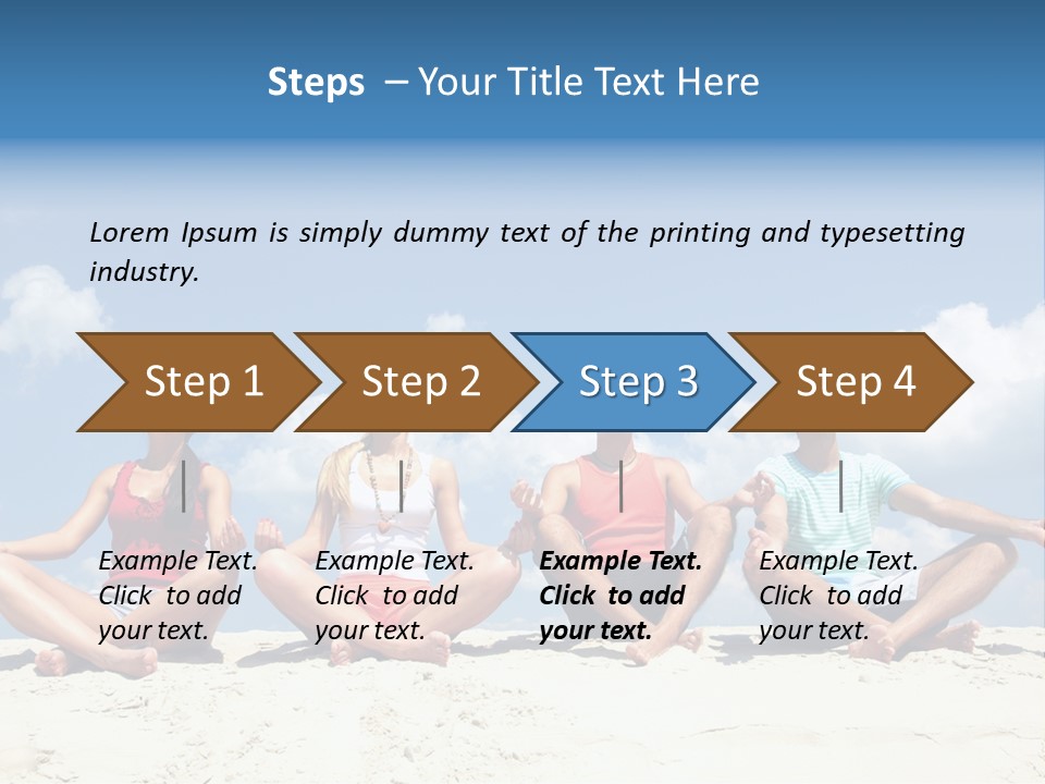 Adult Lifestyle White PowerPoint Template