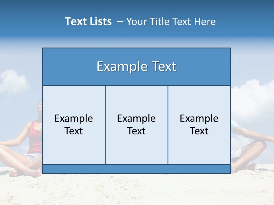 Adult Lifestyle White PowerPoint Template