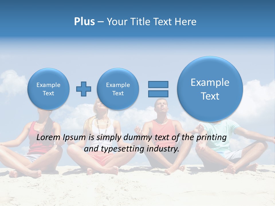 Adult Lifestyle White PowerPoint Template