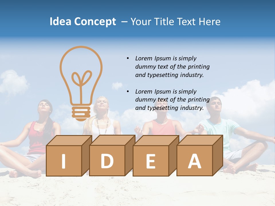 Adult Lifestyle White PowerPoint Template