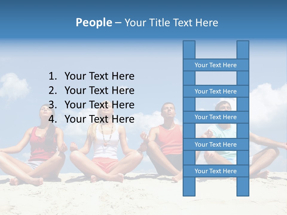 Adult Lifestyle White PowerPoint Template