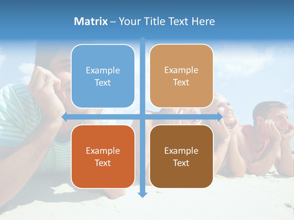 Sand Human Girl PowerPoint Template