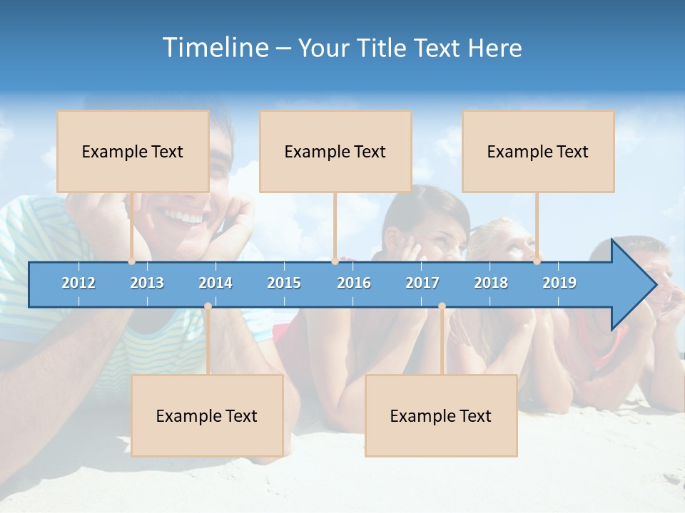 Sand Human Girl PowerPoint Template