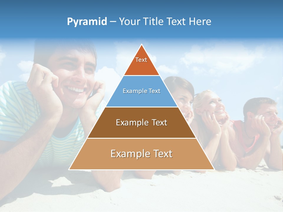 Sand Human Girl PowerPoint Template