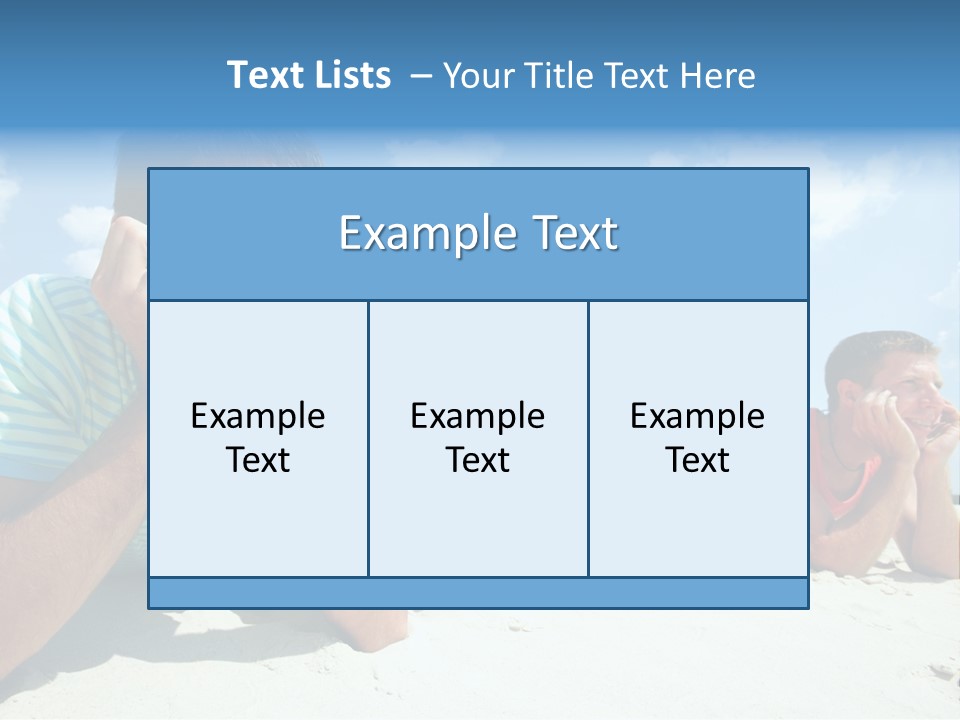 Sand Human Girl PowerPoint Template
