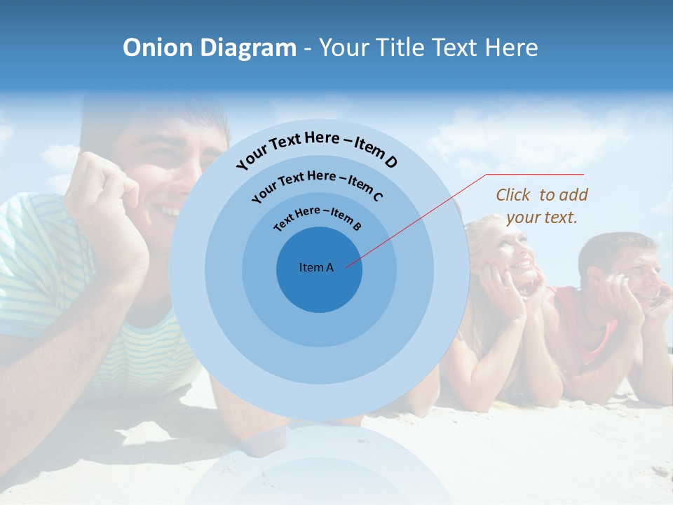 Sand Human Girl PowerPoint Template