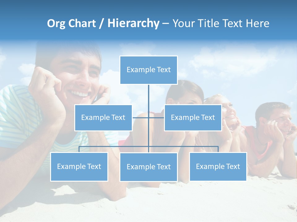 Sand Human Girl PowerPoint Template