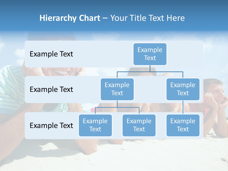 Sand Human Girl PowerPoint Template