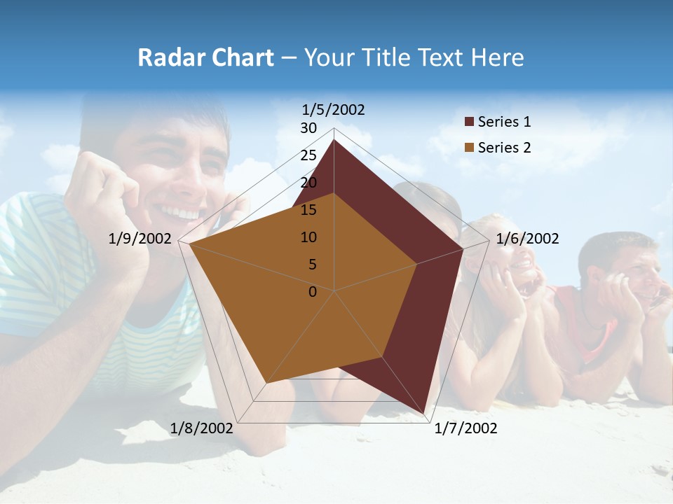 Sand Human Girl PowerPoint Template