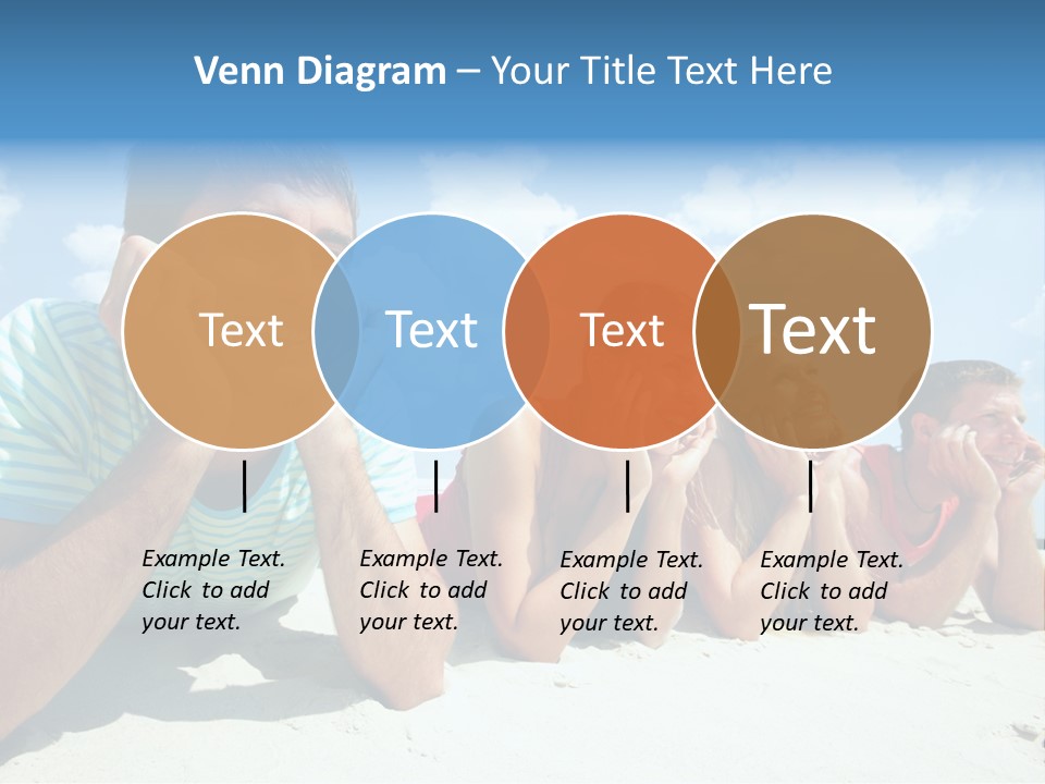 Sand Human Girl PowerPoint Template