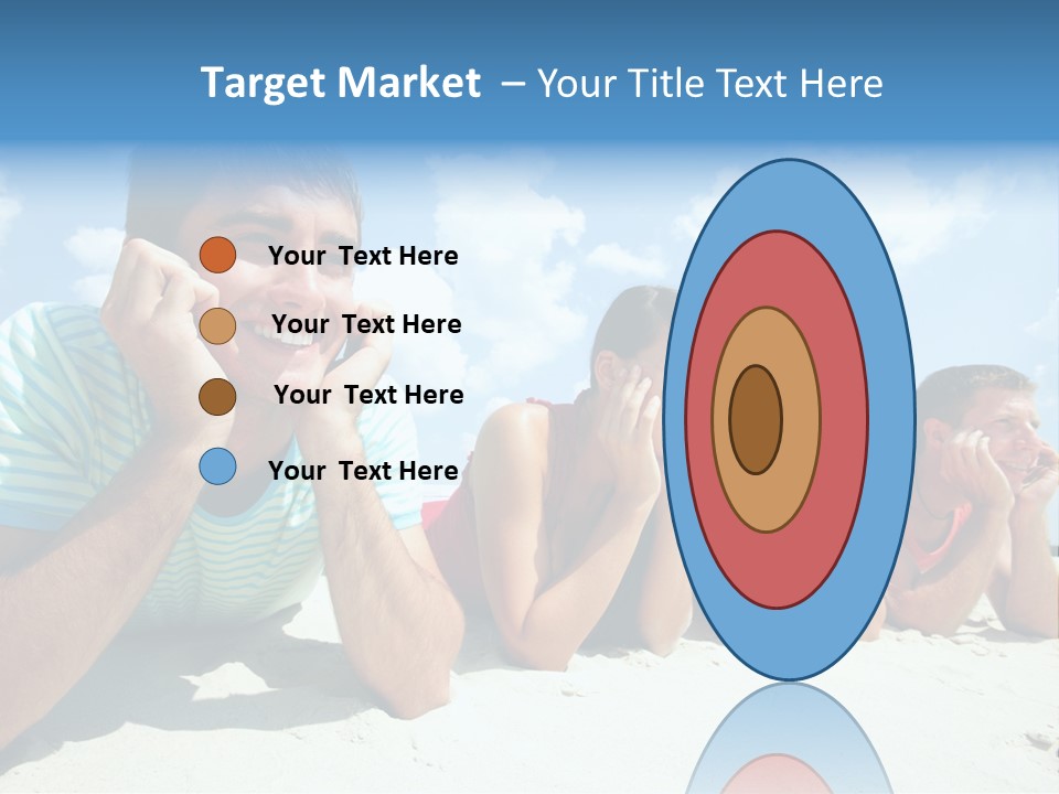 Sand Human Girl PowerPoint Template