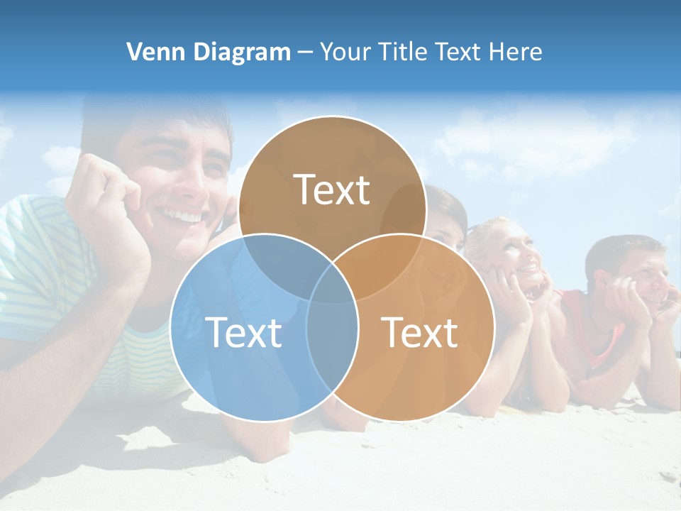 Sand Human Girl PowerPoint Template