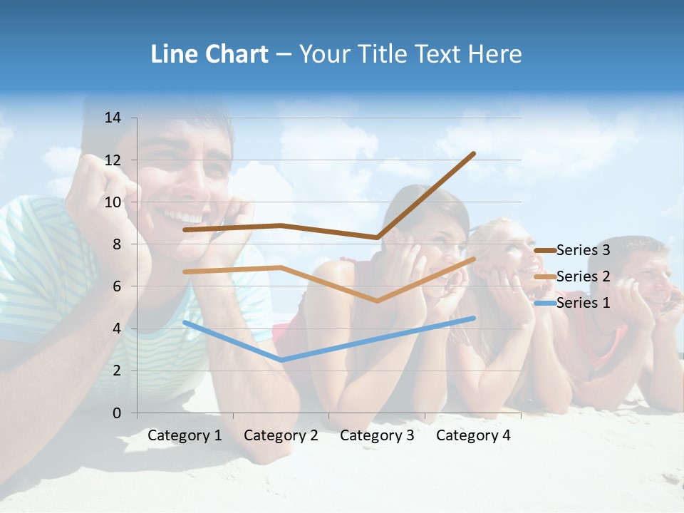 Sand Human Girl PowerPoint Template