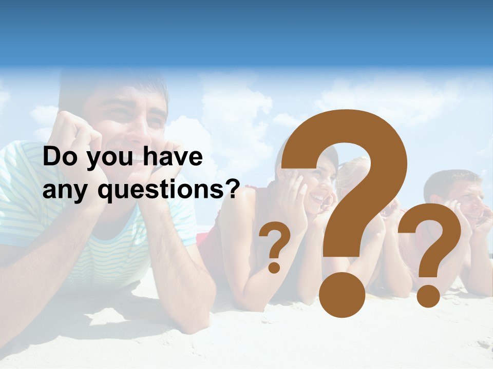 Sand Human Girl PowerPoint Template