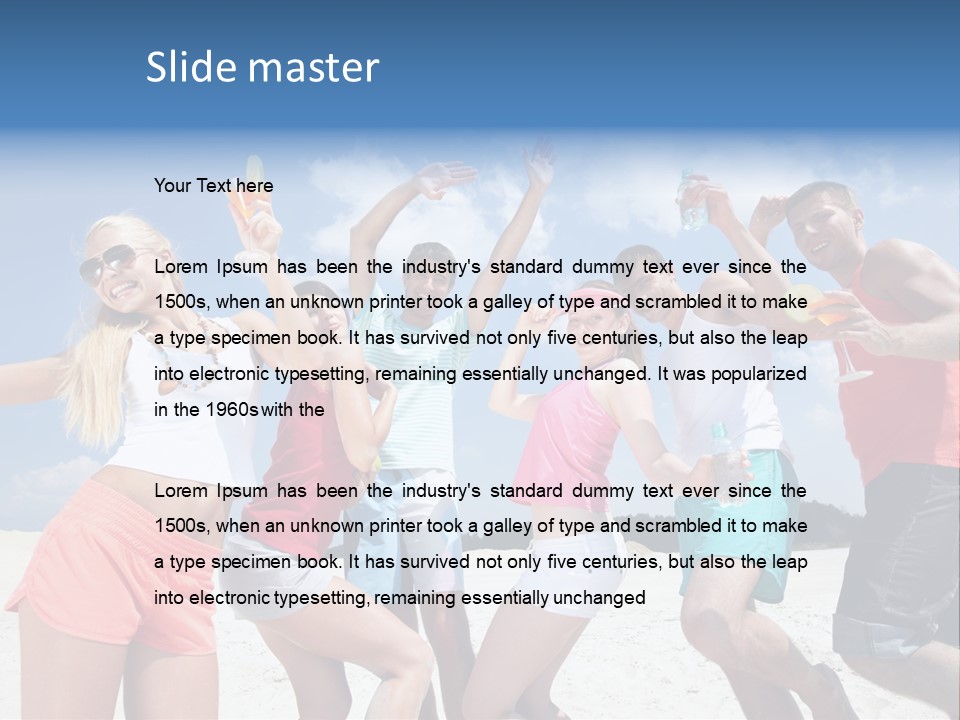 Rest Relax Looking PowerPoint Template