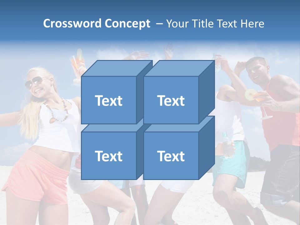 Rest Relax Looking PowerPoint Template