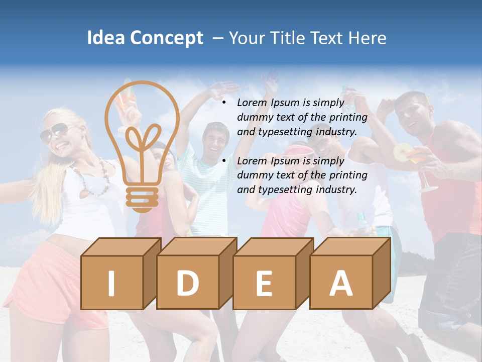 Rest Relax Looking PowerPoint Template