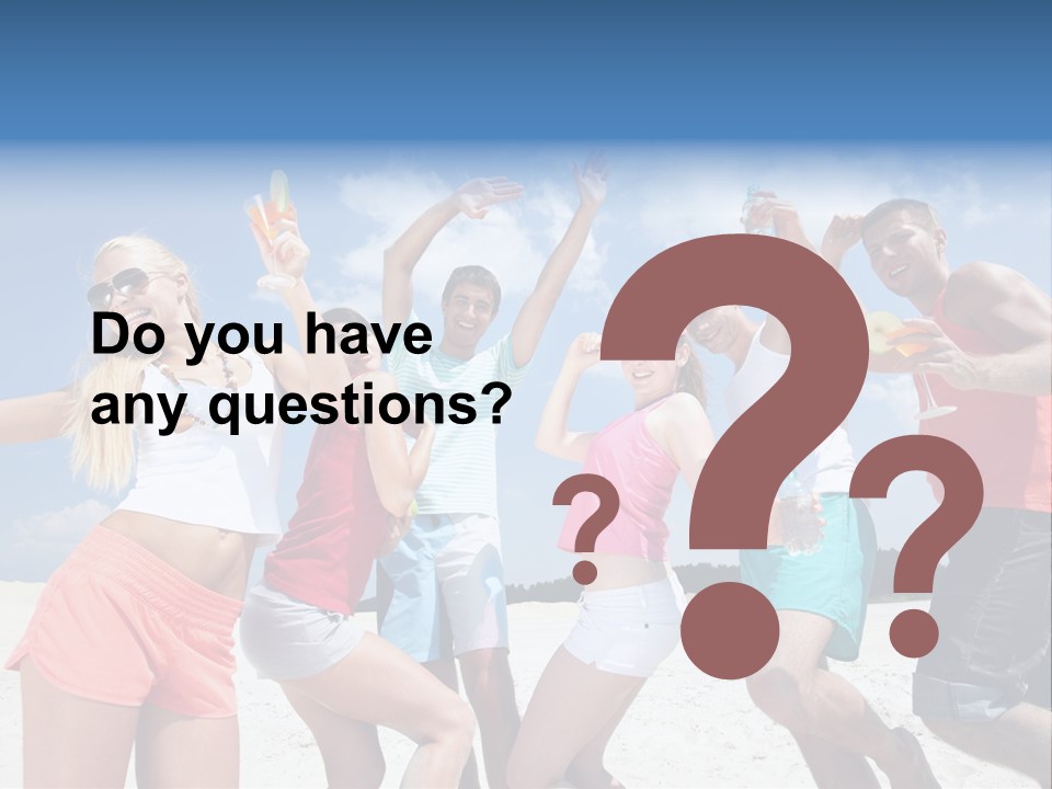 Rest Relax Looking PowerPoint Template