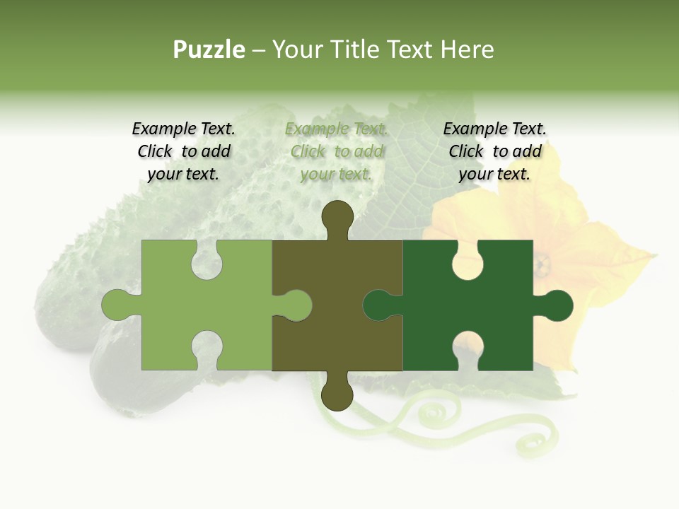 Ingredient Fresh Chopped PowerPoint Template