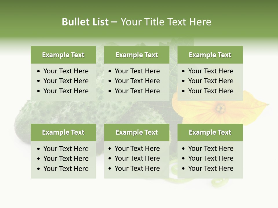 Ingredient Fresh Chopped PowerPoint Template