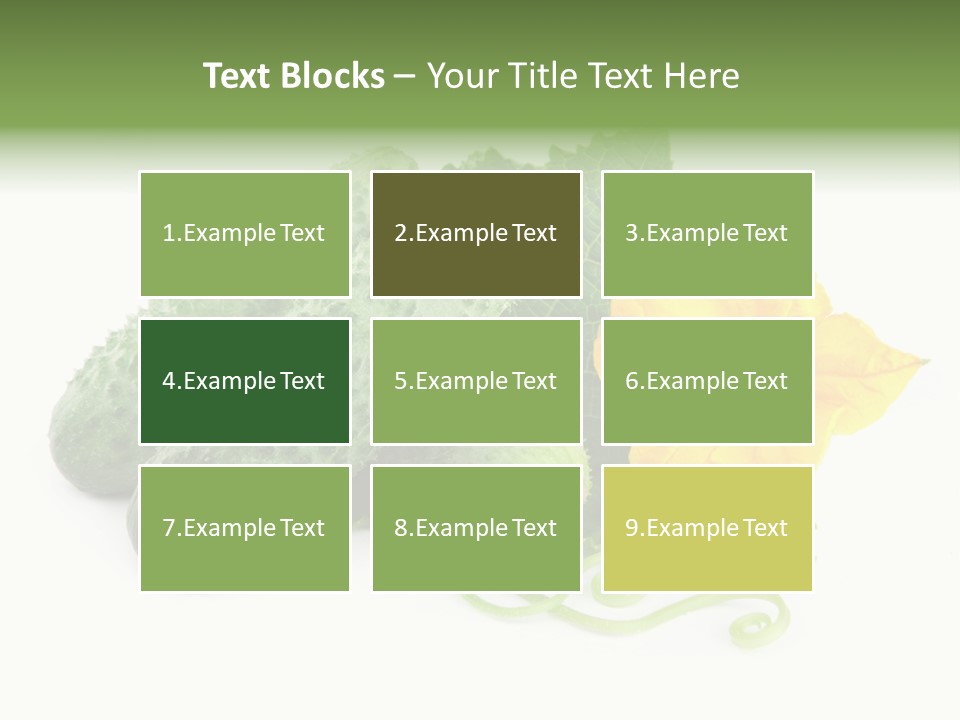 Ingredient Fresh Chopped PowerPoint Template