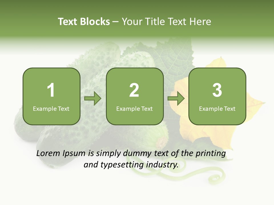 Ingredient Fresh Chopped PowerPoint Template