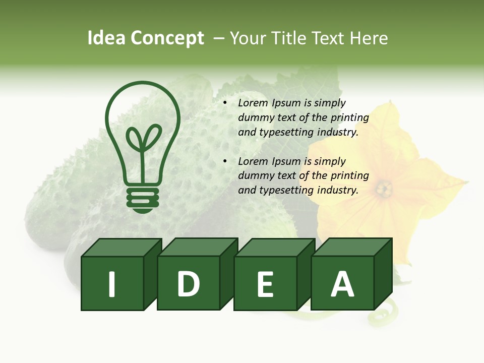 Ingredient Fresh Chopped PowerPoint Template