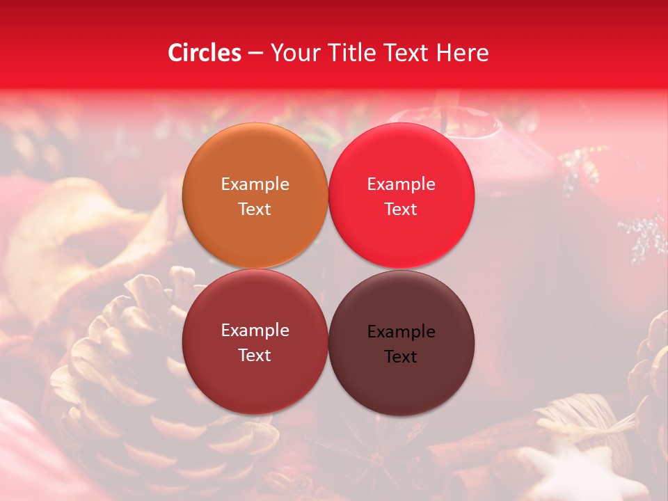 Christmastide Cinnamon Christmas PowerPoint Template