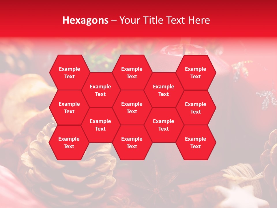 Christmastide Cinnamon Christmas PowerPoint Template