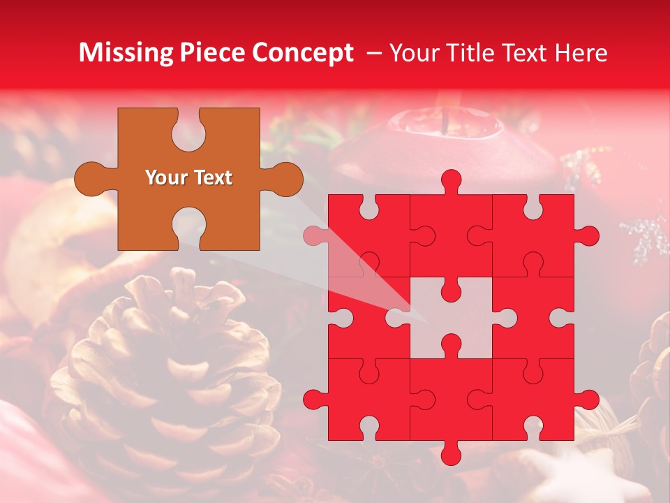 Christmastide Cinnamon Christmas PowerPoint Template