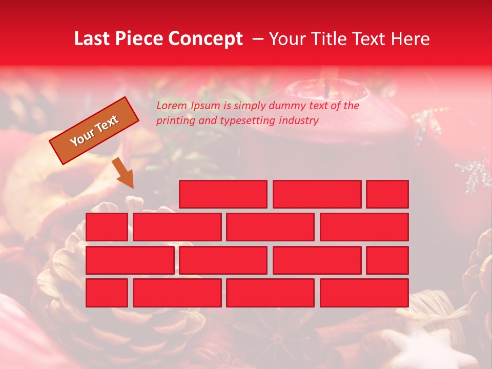 Christmastide Cinnamon Christmas PowerPoint Template