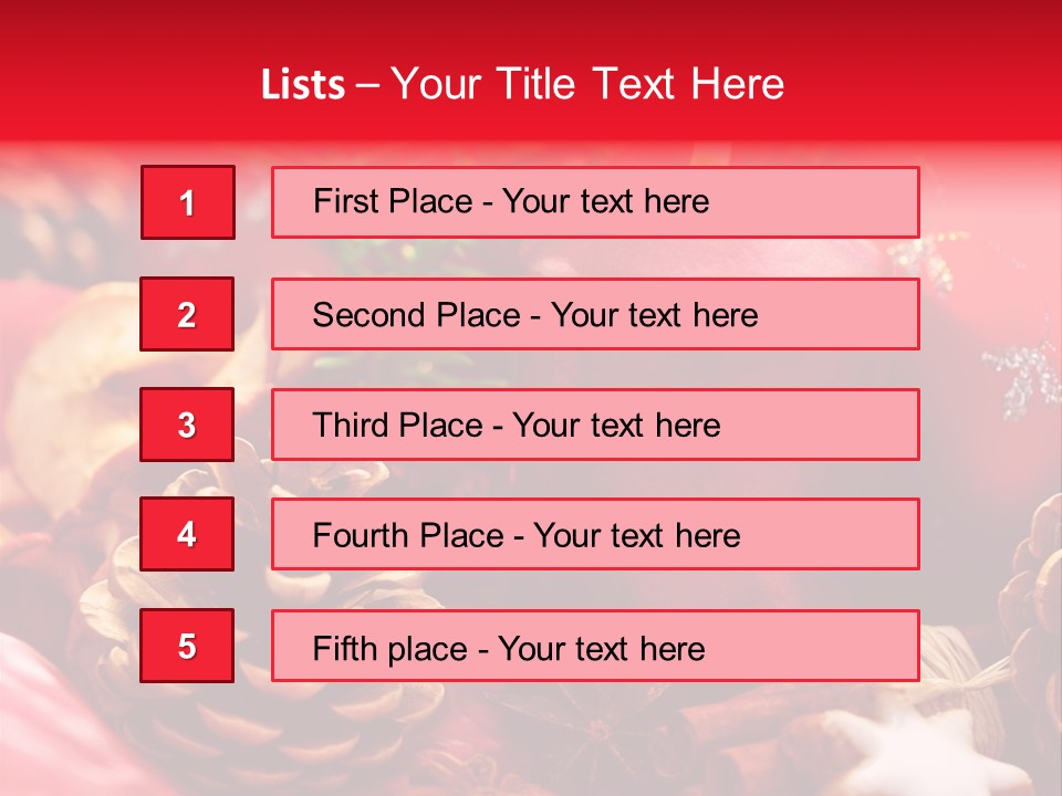 Christmastide Cinnamon Christmas PowerPoint Template