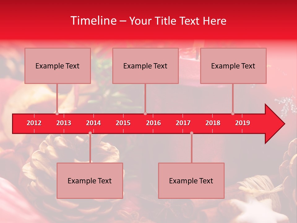 Christmastide Cinnamon Christmas PowerPoint Template